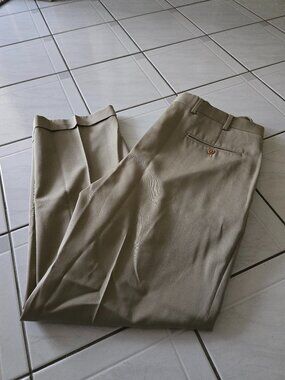 Brooks Brothers Madison Khaki Dress Pants Wool 36x30